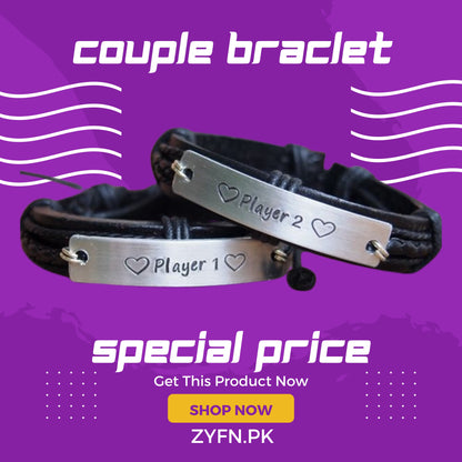 Personalized LoveBond Couple Bracelet Set